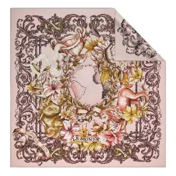 Женский разноцветный шарф из шелка Mulberry DIOR