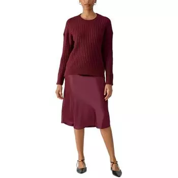 Женский ребристый трикотажный свитер-пуловер Sanctuary, красный