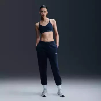 Женский регулируемый спортивный бюстгальтер с мягкой подкладкой Indy Light Support Nike, цвет Armory Navy