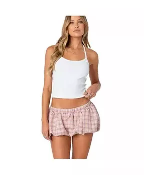 Женский регулируемый топ с лямкой в рубчик Edikted, белый