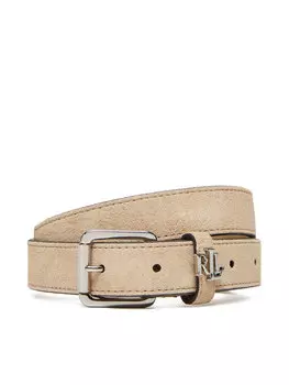 Женский ремень 412978433001 Lauren Ralph Lauren, бежевый