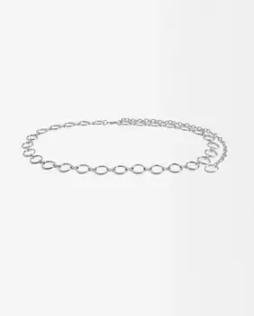 Женский ремень-цепочка Parfois, серебряный