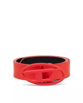 Женский ремень DIESEL с пряжкой с логотипом, красный
