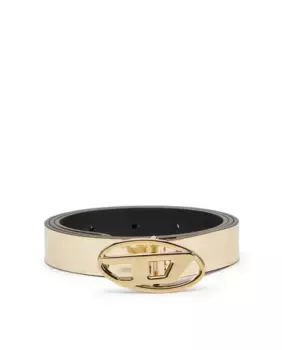 Женский ремень DIESEL с пряжкой с логотипом, золотой