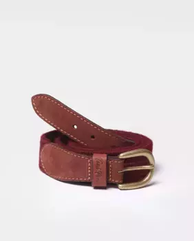 Женский ремень из кожи и эластичного волокна Toni Pons, гранатовый
