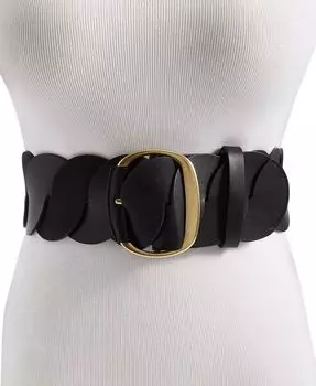 Женский ремень из крученой искусственной кожи Style & Co, черный