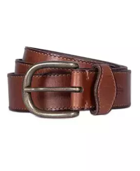 Женский ремень Keeper с фигурной прострочкой Frye, коричневый/бежевый