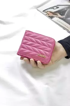 Женский ремень-кошелек на молнии с вышивкой Loventa, фуксия