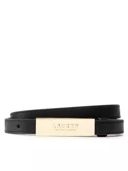 Женский ремень LAUREN RALPH LAUREN New Plaque 412873090001, черный