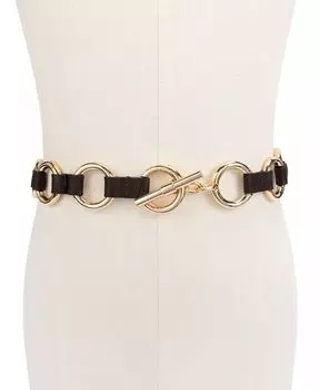 Женский ремень Marisa с несколькими кольцами Michael Kors, коричневый