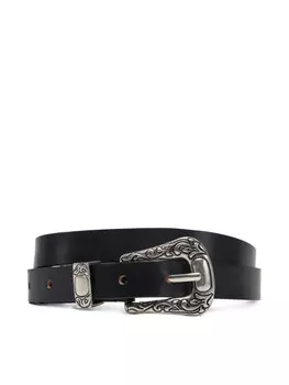 Женский ремень Onlty Slim Leather Wester Jeans Belt Acc 15338269 Only, черный