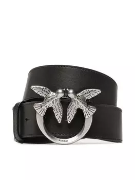 Женский ремень Pinko кожаный, черный