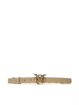 Женский ремень PINKO Love Day Macro Chain H2 Belt PE 23 PLT01 100139 A0F1, бежевый