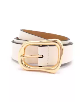 Женский ремень с 30-мм пряжкой Molten Metal kate spade new york, белый