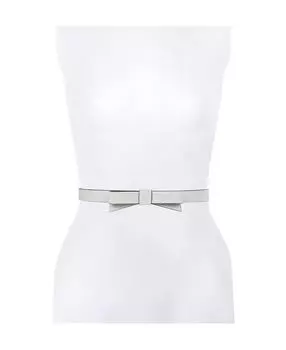 Женский ремень с бантом из сафьяновой кожи kate spade new york