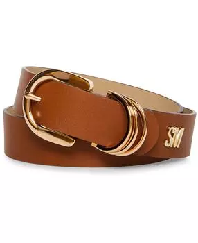 Женский ремень с D-образными кольцами и золотой фурнитурой Steve Madden
