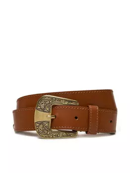 Женский ремень Wrangler Big Buckle 112358074, коричневый