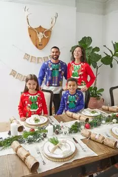 Женский рождественский свитер Society 8, красный