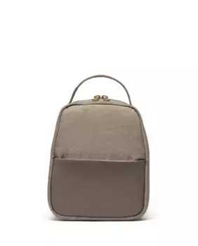 Женский рюкзак 5л в сочетании с контрастной кожей Herschel, бежевый