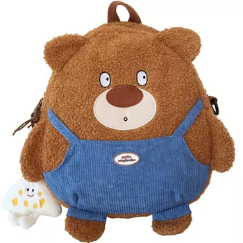 Женский рюкзак Bseleon, Белый с подвеской