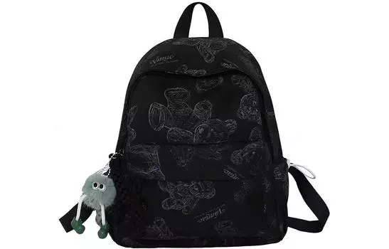 Женский рюкзак Bseleon, Фиолетовый с подвеской