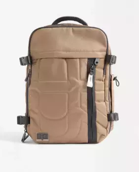 Женский рюкзак для путешествий с несколькими отделениями и простой застежкой-молнией Parfois, коричневый