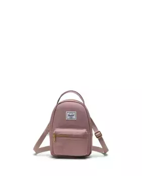 Женский рюкзак для самого необходимого объемом 1,5 л из розовой ткани Herschel, розовый