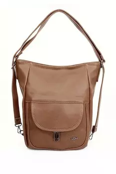 Женский рюкзак и плечо большого размера B5555 GNDER(R), тан-браун