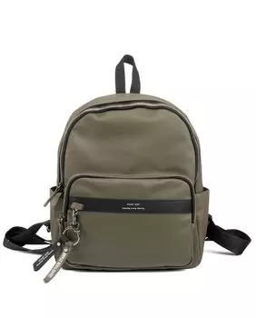 Женский рюкзак из эко-кожи цвета хаки Stamp