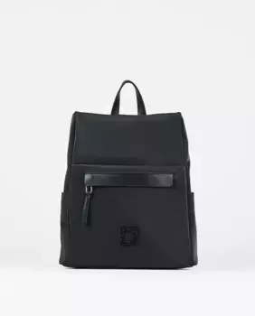 Женский рюкзак из противоугонаспособного нейлона черного цвета PACOMARTINEZ, чёрный