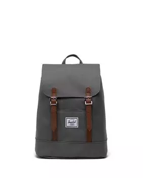 Женский рюкзак из серой ткани с магнитными застежками Herschel, серый