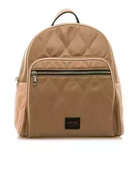 Женский рюкзак из стеганой ткани на молнии Mustang, коричневый