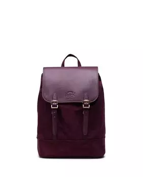 Женский рюкзак из темно-бордовой ткани с клапаном Herschel, гранатовый