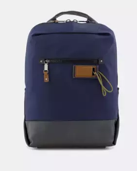 Женский рюкзак из темно-синей ткани Scharlau, тёмно-синий