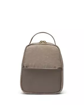 Женский рюкзак из ткани в сочетании с контрастной кожей Herschel, бежевый