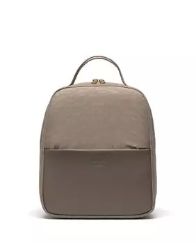 Женский рюкзак из ткани в сочетании с контрастной кожей Herschel, светло-коричневый