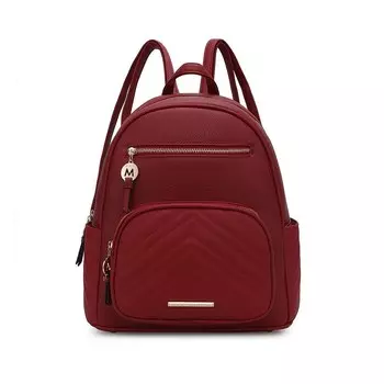 Женский рюкзак из веганской кожи Mkf Collection Romana от Mia K MKF Collection, красный