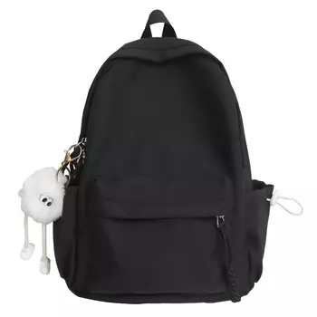 Женский рюкзак Nigel/NIGEER, Черный + длинноногий кулон фея из брикета