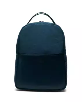 Женский рюкзак объемом 18,5 л в сочетании с контрастной кожей Herschel, темно-синий