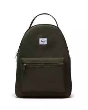 Женский рюкзак объемом 18 л из зеленой ткани на молнии Herschel, зеленый