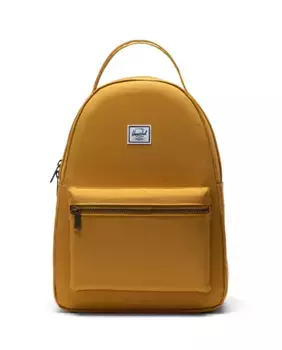 Женский рюкзак объемом 18 л из ткани горчичного цвета на молнии Herschel, горчичный