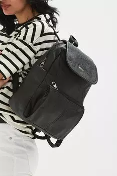 Женский рюкзак Rosali из мытой кожи, черный Minebag