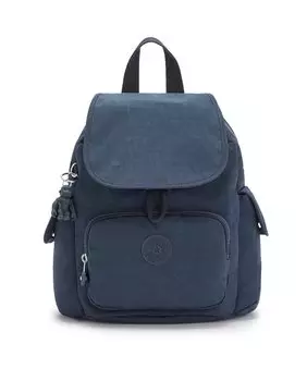 Женский рюкзак темно-синего цвета с магнитной застежкой Kipling, темно-синий