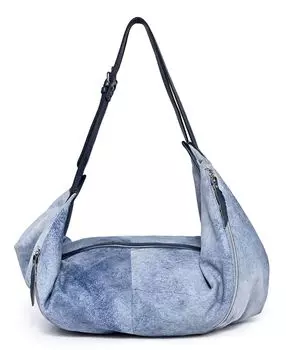 Женский рюкзак-трансформер Dorado Hobo из натуральной кожи OLD TREND, синий
