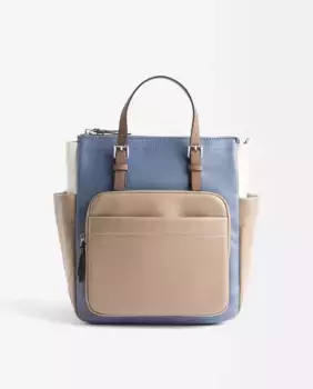 Женский рюкзак, трансформирующийся в сумку через плечо, с несколькими отделениями и застежкой-молнией в разных цветах Parfois, мультиколор