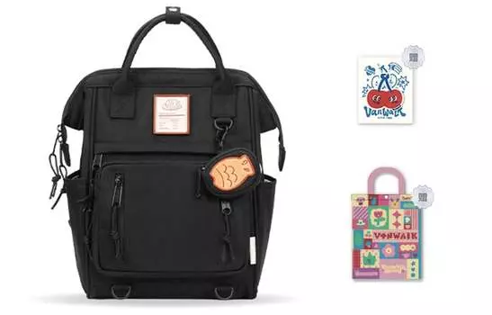 Женский рюкзак VANWALK Cheese Series, Красный яблочный пирог (большой)