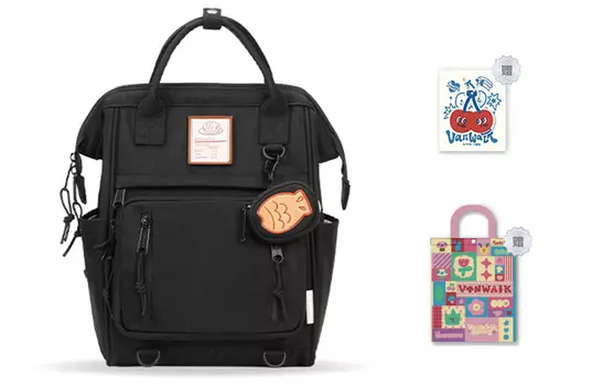 Женский рюкзак VANWALK Cheese Series, Кремово-белый (большой)