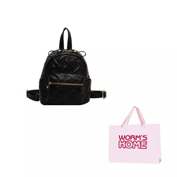 Женский рюкзак Worm's home, Черный
