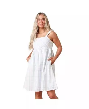 Женский сарафан из органического хлопка из жатого хлопка без рукавов Hope & Henry, розовый