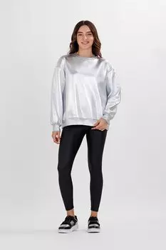 Женский серый многоярусный свитшот ECROU